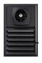 45X50 Aluminum Matte Black Bathroom Screen with Fan - 2