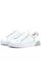 Genuine Leather Alessio White Lace-Up Girls' Sports School Shoes - 5
