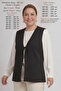 Women's Plus Size Short Vest Honeycomb Textured Lace-Up Front Summer Thin Fabric Mom Vest