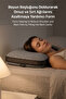 Visco orthopedic pillow with natural fiber cover, air channel, neck support, 56x37x12 cm, grey - 5
