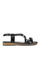 , Women's Genuine Leather Sandals 1411010Z401 Black - 3
