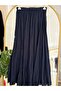 Kraş Long Skirt with Elastic Waistband - 3