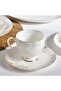 Blossomy 32-piece New Bone China Dinner Set -white & Green - 3
