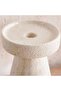 Darvel Stoneware Handpainted Pillar Candle Holder 14.5x11.5x25cm - Beige - 2