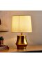 Gomery E27 Polyresin Table Lamp 32x32x53.5cm - Brass - 2