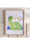 Starry Turtle Wall Art 32x42cm - Green - 6