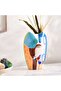 Madison Handpainted Ceramic Vase 22x11.5x33cm- Blue
