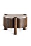 Recap Coffee Table Marble Small - Beige & Brown - 6