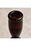 Caissa Resin Ornate Taper Candle Holder 10.9x10.9x21cm - Brown - 3