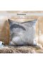 Cosmopolitan Art Silk Down Feel Filled Cushion 50x50cm - Arctic Blue - 5