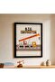 Boom Truck Fine Paper Printed Framed Wall Art 43x53cm - Multicolor