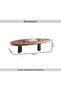 Delger Coffee Table Veneer - Brown & Black - 8