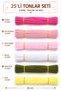 150 Pieces of 6-Piece Chenille Set in Soft Pink, Yellow, Dusty Rose, Fuchsia, White, Khaki Green, Floral Crafting Wire