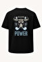 Oversized Move the Weight Bull Fitness Gym Back Printed Wide Cut T-Shirt