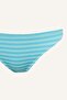 Regular Fit Wrinkled Textured Turquoise Bikini Bottom G4009Ax26Sm - 8