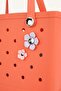 Women's Eva Orange Beach Bag H7506Axns - 4