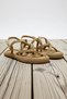 Women's Flat Heel Rope Sandals Lace-Up Plain Pattern 100% Straw Functional Durable Aesthetic