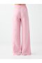 Pink 100% Linen Regular Leg Regular Waist Long Trousers - 7
