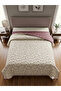 Cotton Double-Sided Lavinya Quilted Multi-Purpose Cover 210X240 Cm. Dried Rose - 2