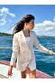 Mother Daughter Gold Buttoned Blazer Jacket - 4