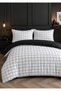 Artus Black Double Mature Duvet Cover Set
