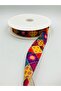 5 Meters Patterned Velvet Ribbon 25 Mm, Linen, Satin, Velvet, Decoration, Dowry, Bride, Engagement, Promise, Packaging, Bow - 3