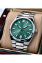 Silver Color Calendar Men's Wristwatch + Watch Box - 3