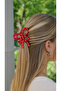 Red Ribbon Clasp Buckle 1 Piece 11 cm