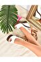 White Women's Wedge Heeled Shoes 9674070803 - 2