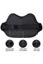 Visco Orthopedic Lumbar Support Pillow, Back Pillow for Office, Home, Car and Travel, 46X29X20 Cm, Black - 5