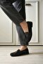 Black Shiny Leather Look Penny Loafer Tr88Ms02A - 5