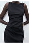 Drape Linen Dress - 7