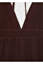 V-neck cotton dress - 7