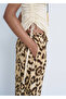 Animal Patterned Draped Pants - 6