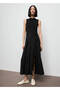 Dress with Combined Woven Belt - 2