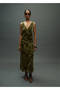 V-Neck Jacquard Dress - 2