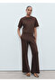 Straight Cut Cotton Trousers - 2