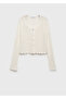 Buttoned Crochet Cardigan - 3