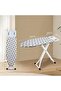 Foldable Floor-Standing Ironing Board, Portable Compact, Adjustable Height, Metal Frame, 90x30cm Surface - 7