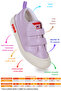 Suba Velcro Thermo Sole Girls' Casual Sneakers - 2