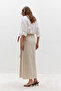Natural Noli Linen Wrap Skirt - 5