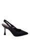 5031 Women's 9 cm Heeled Open Back Stiletto Shoes - 2