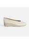 Women's White Perforated Desacomfort Casual Shoes - 2