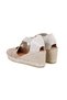 Kadın Bej Dolgu Topuklu Espadril - 5