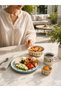 Spring Wreath Series Handmade 4 Piece Single Person Special Ceramic Breakfast Set - 5