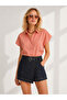 Women's Dried Rose Bat Linen Shirt GML-19000831 - 2