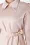 Rochie cu curea Bej - 25406-BEJ - 6