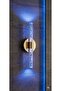 Bubbleflux Small 31 cm Modern Design Led Sconce - Wall Lamp - Gold - Electric - Rgb Controlled - 2