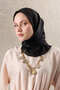وشاح أسود بلون العنبر - 5