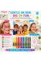 , 12-Color Face & Body Paint Crayons, Safe, Non-Toxic Makeup Sticks for Kids & Adults, Easy to Apply & Wash Off - 3